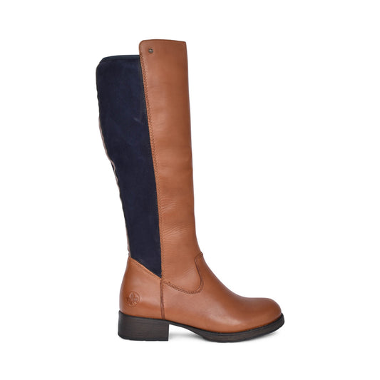 Ladies Z9591 Long Leg Boot In Brown