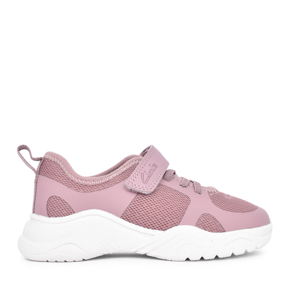 Girls Feather Ath K Dusty Pink Trainer In Kids F Fit