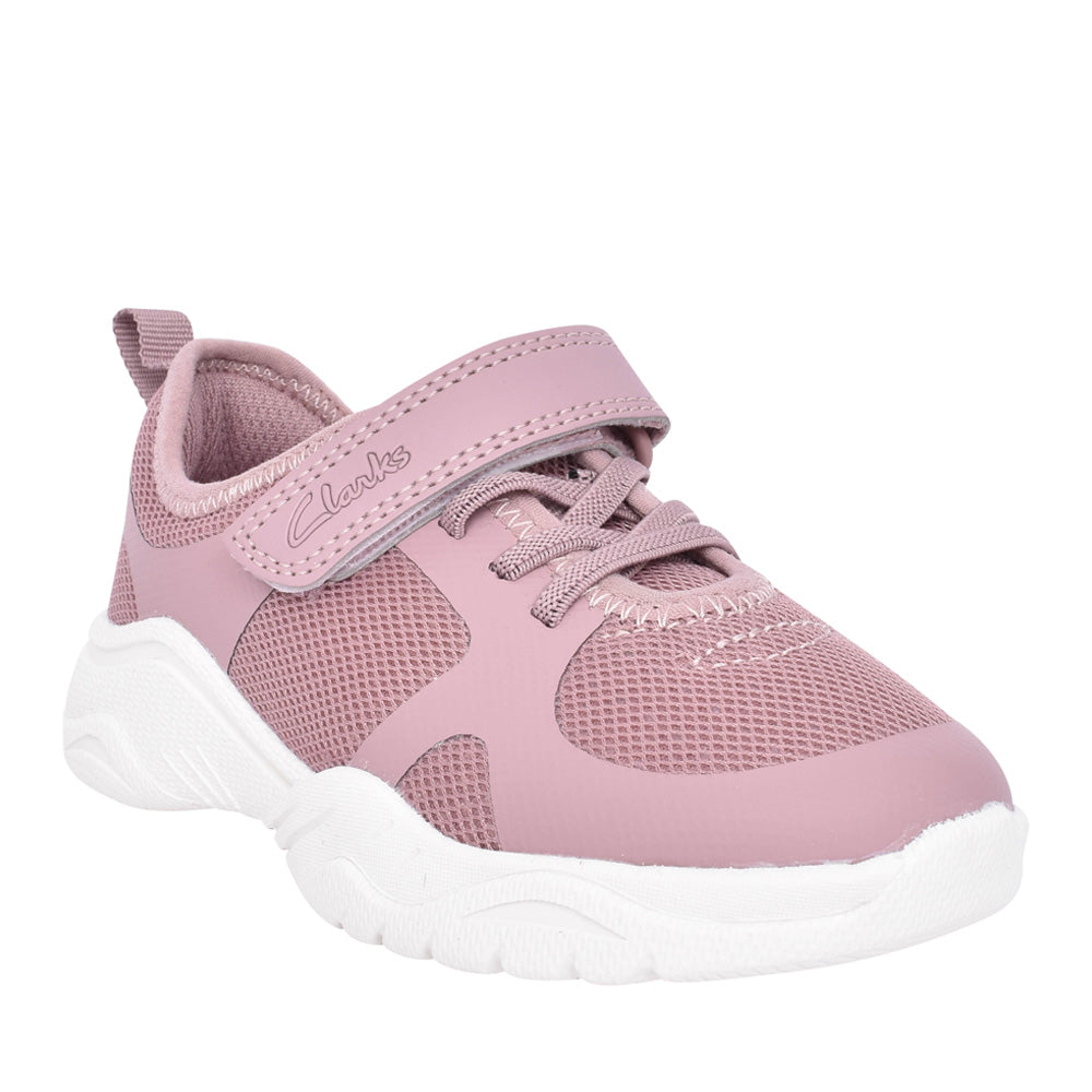Girls Feather Ath K Dusty Pink Trainer In Kids F Fit