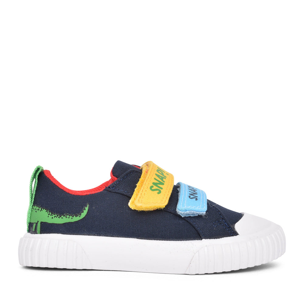 Roald Dahl Foxing Ace T Velcro Canvas Shoe G Fit