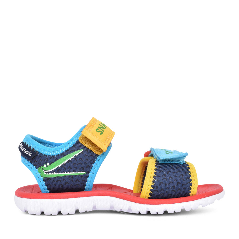 Roald Dahl Surfing Ace K Print Velcro Sandal G Fit