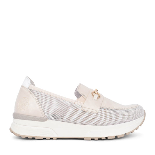 Ladies N7455 Slip-on Shoe In Ivory