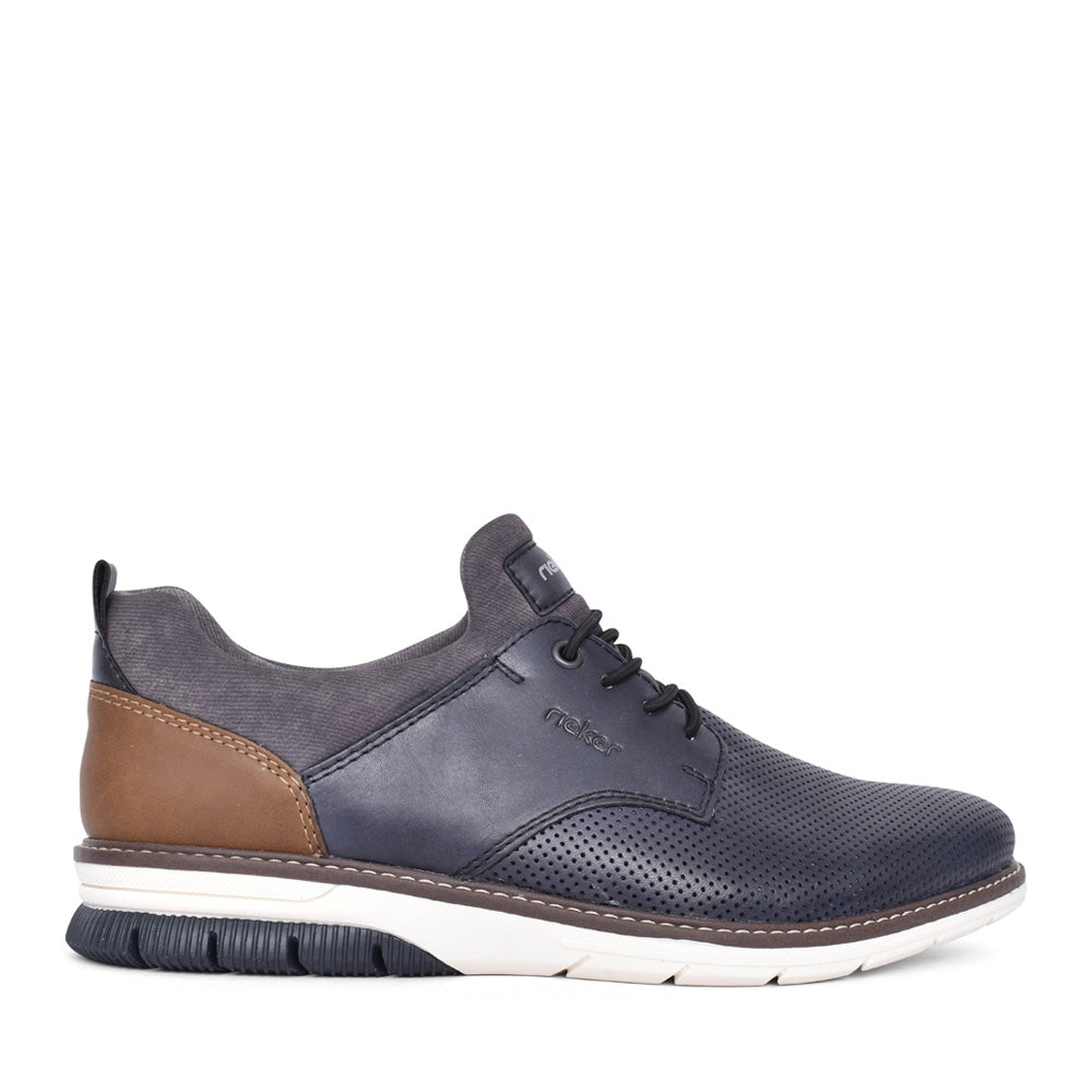 Mens 14450 Laced Shoe In Navy