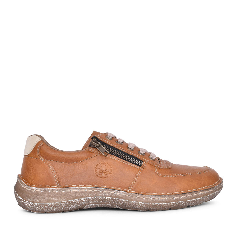 Mens 03030  Laced Shoe In Tan