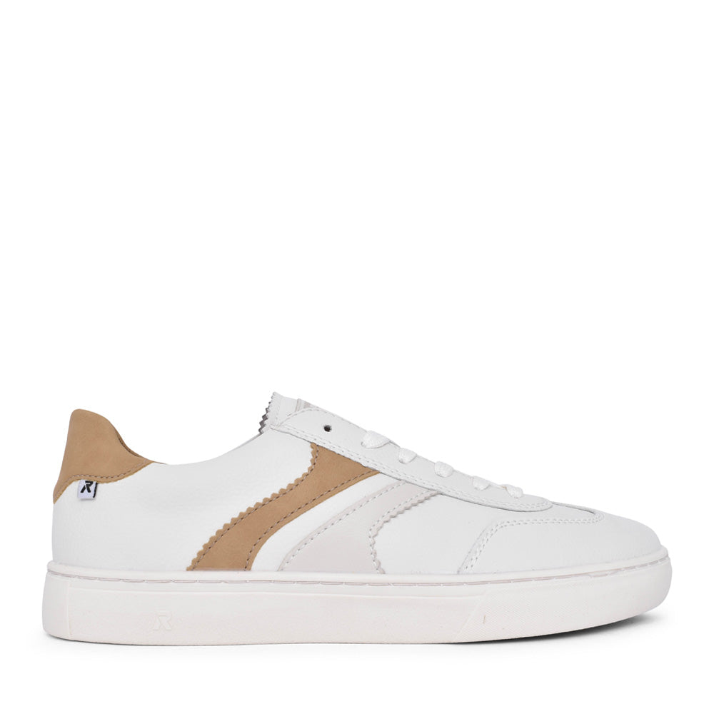 Mens U0708 Laced Trainer In Off White