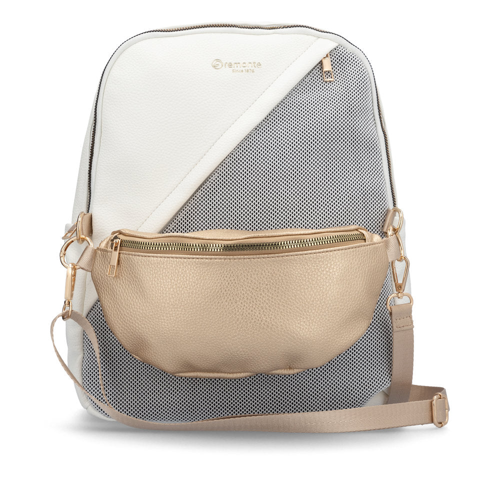 Ladies Q0533 Backpack In Cream