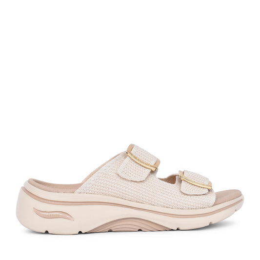 Ladies 140871 Go Walk Arch Fit Mule In Natural