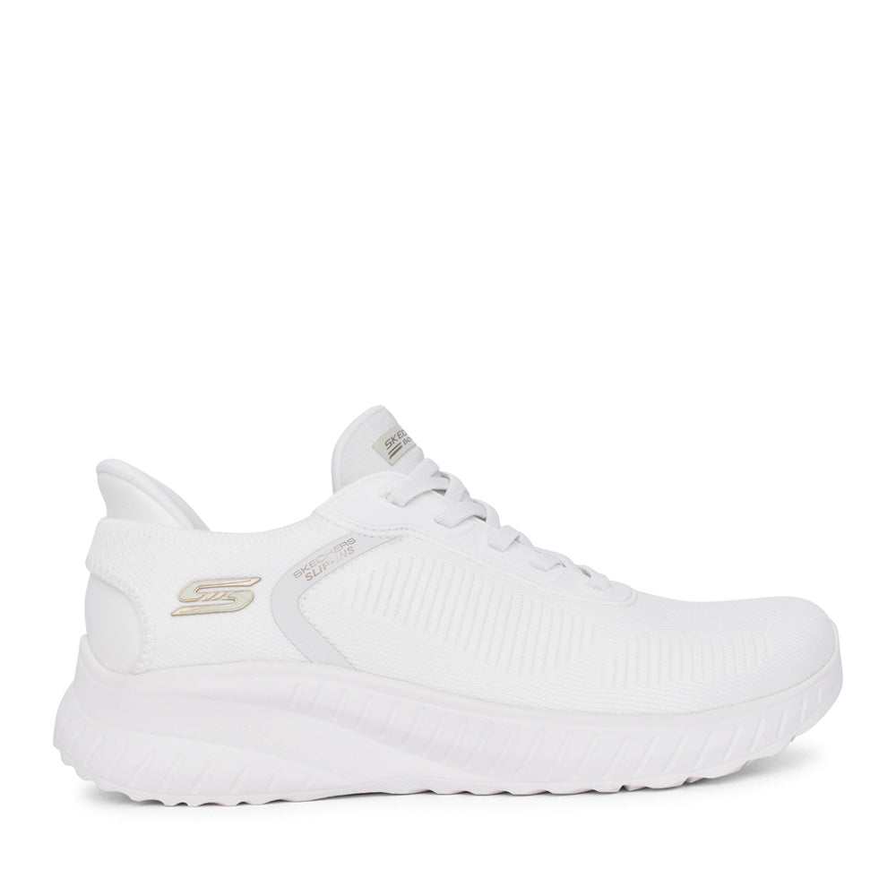 Ladies 117497 Bobs Sport Squad Trainer In Off White