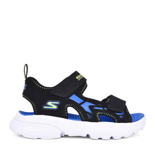 Boys 406513l Razor Splash Velcro Sandal In Black