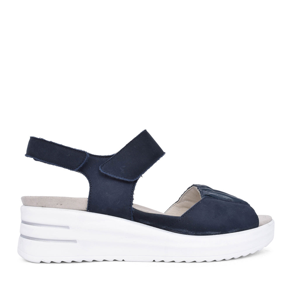 Ladies 795010 Dina H-fit Sandal In Navy