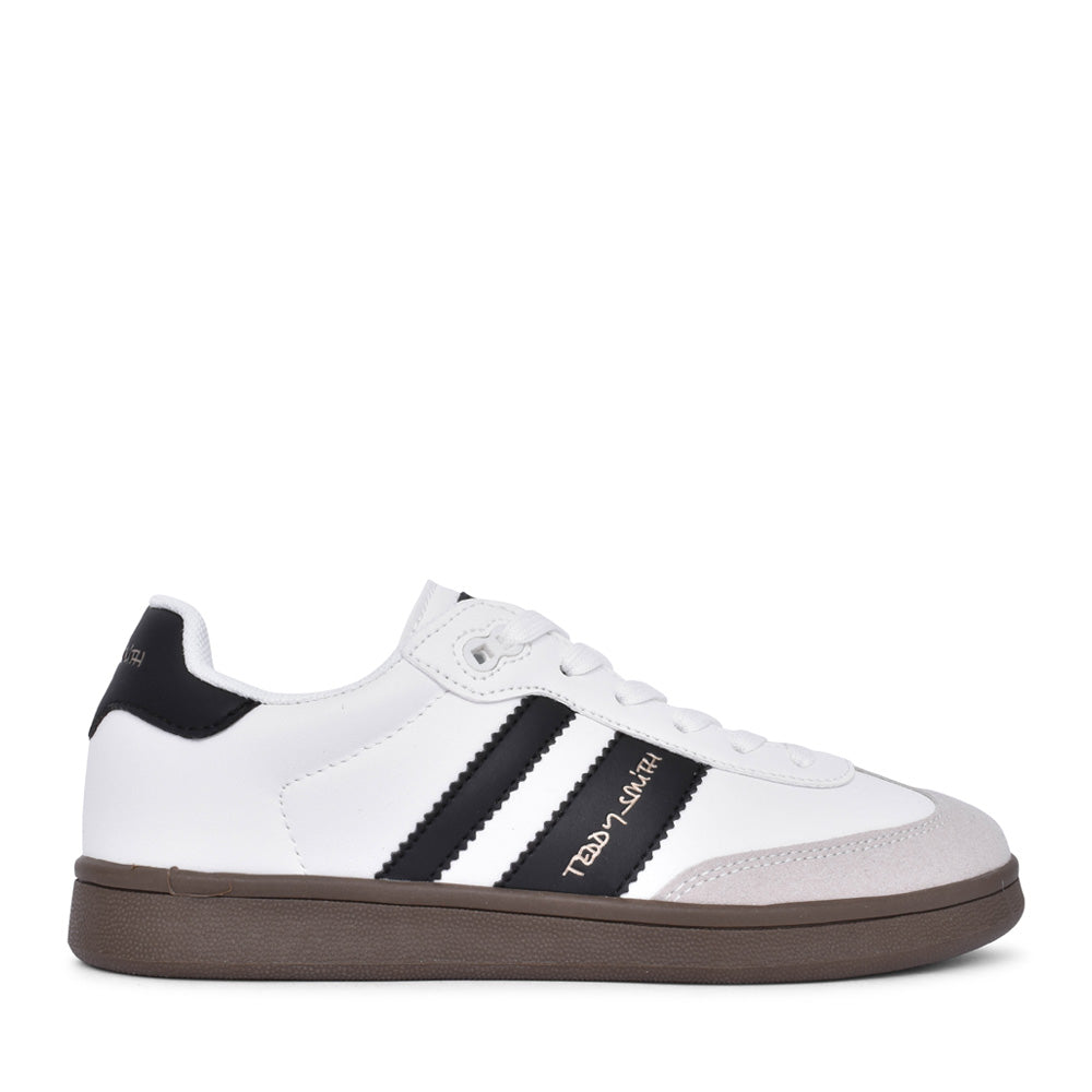 Ladies 78812 Laced Trainer In White