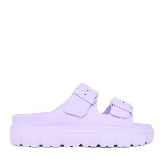 Ladies 142550 Double Strap Mule In Lilac
