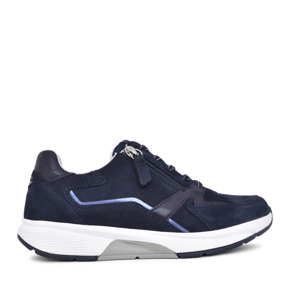 Ladies 66.878 Adora Laced Trainer In Navy