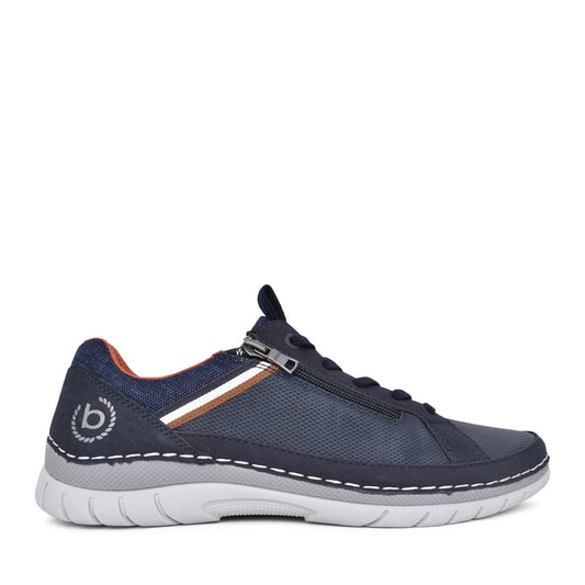 Mens Asq01 Rickson Laced Shoe In Dark Blue