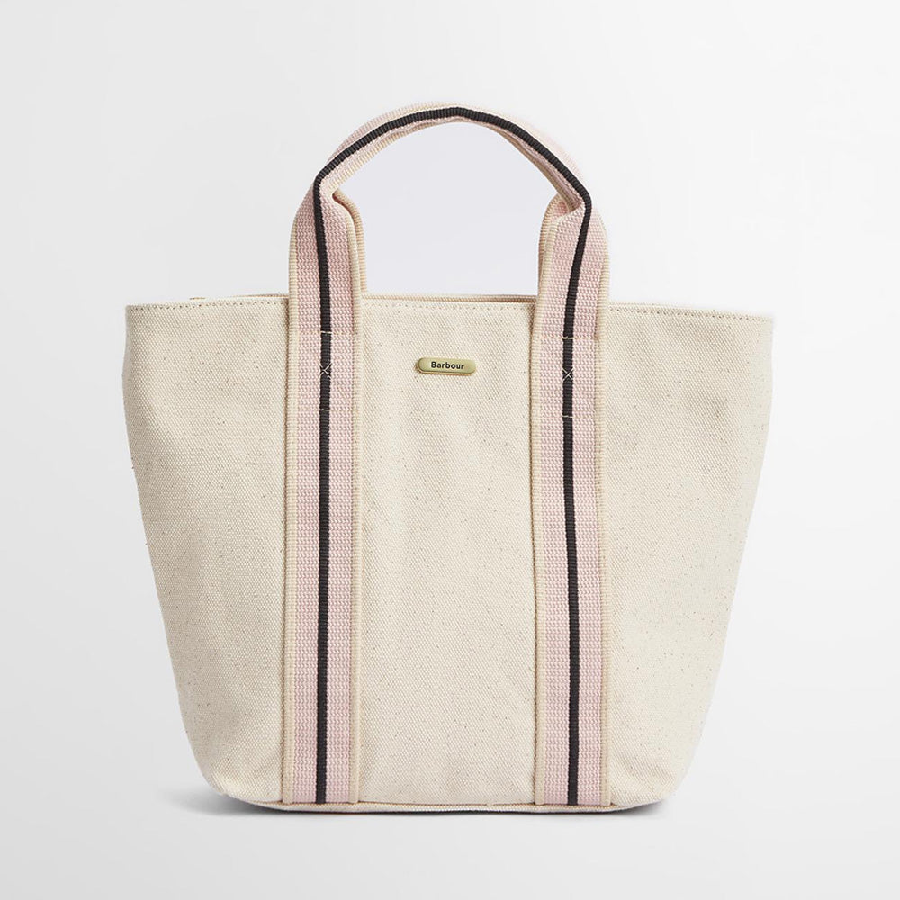 Ladies Madison Mini Beach Tote Bag In Beige