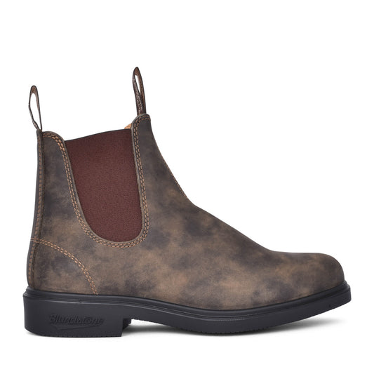 Unisex 1306 Leather Chelsea Boot In Rustic Brown