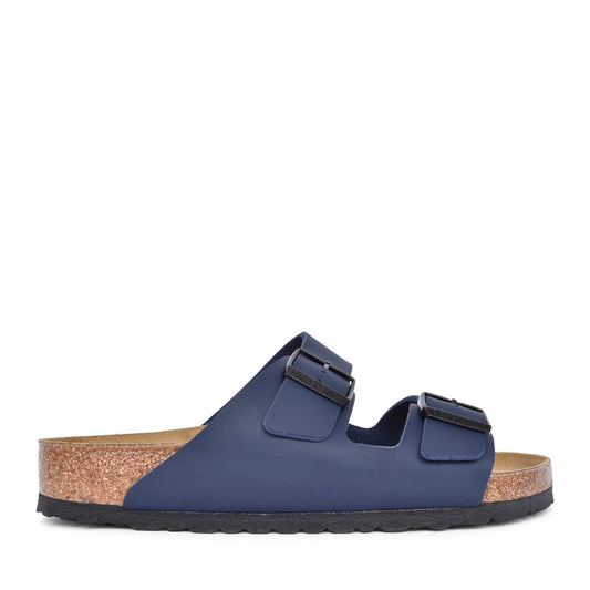 Ladies 51751 Arizona Double Strap Mule In Navy