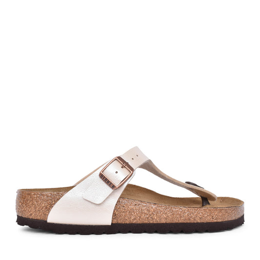 Ladies 943871 Gizeh Toe Post Sandal In White