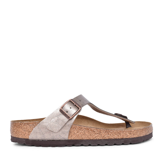 Ladies 1016144 Gizeh Toe Post Sandal In Taupe