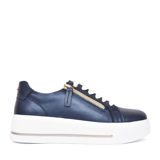 Ladies Ravenna Splendore Platform Trainer In Navy