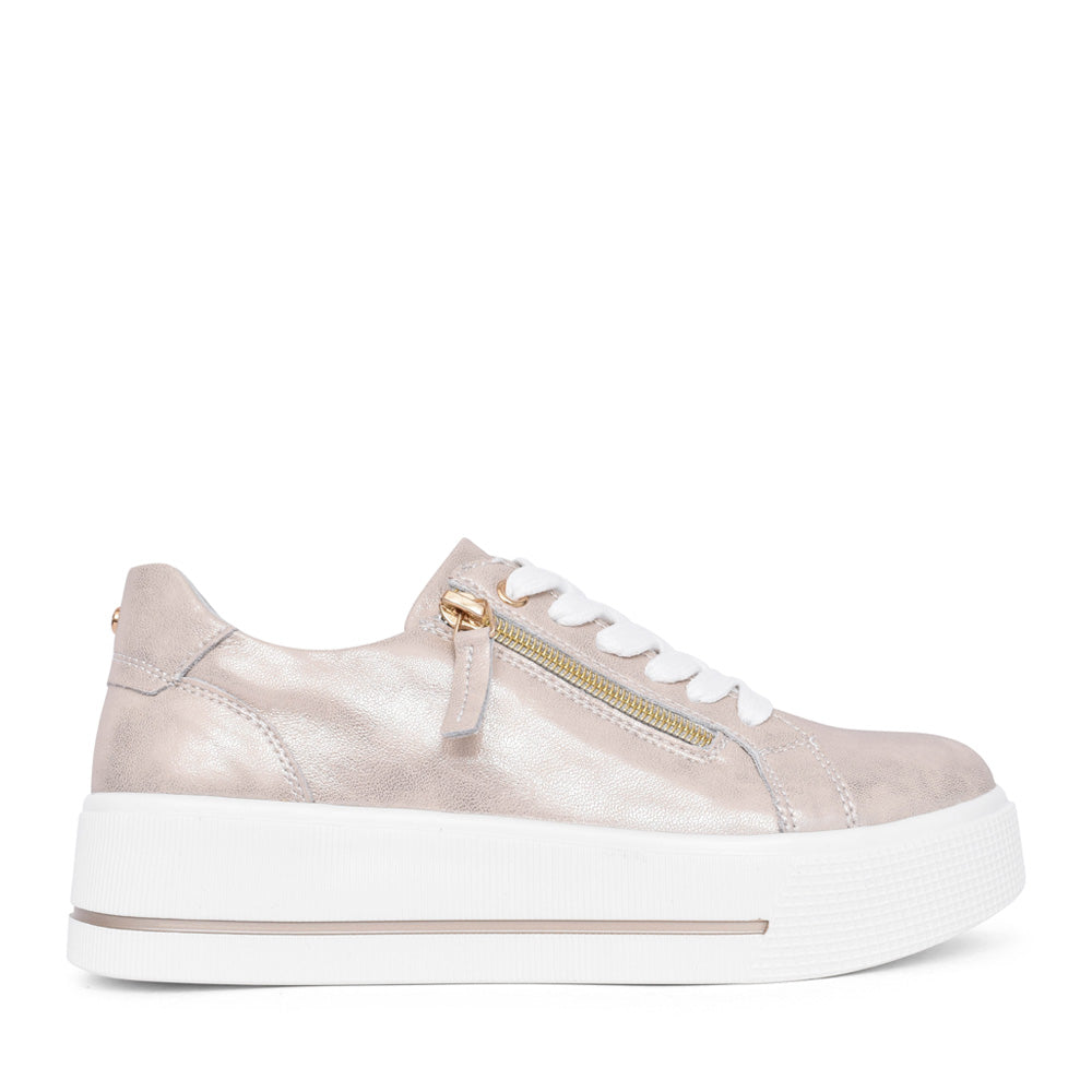Ladies Ravenna Splendore Platform Trainer In Blush