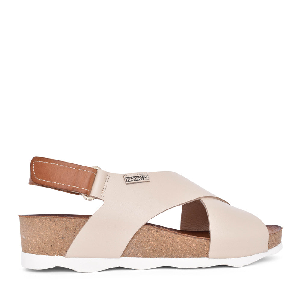 Ladies Mahon W9e-0912 Velcro Sandal In Taupe