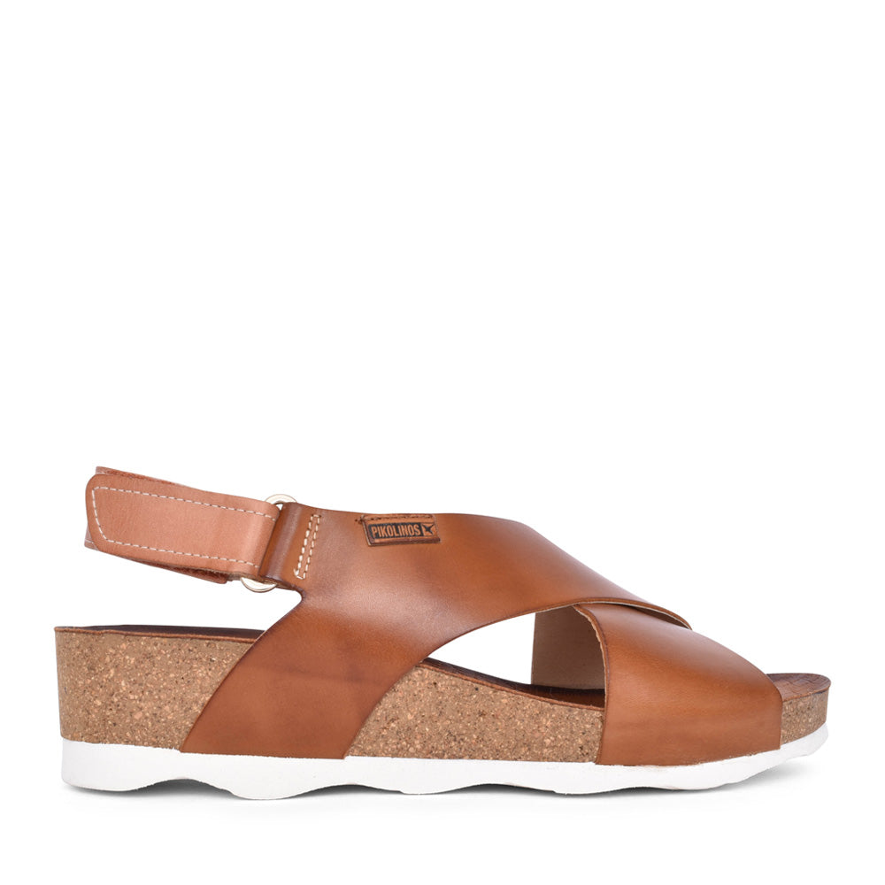 Ladies Mahon W9e-0912 Velcro Sandal In Brandy