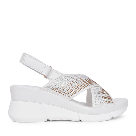 Ladies 3j8713-9 Sandal In White