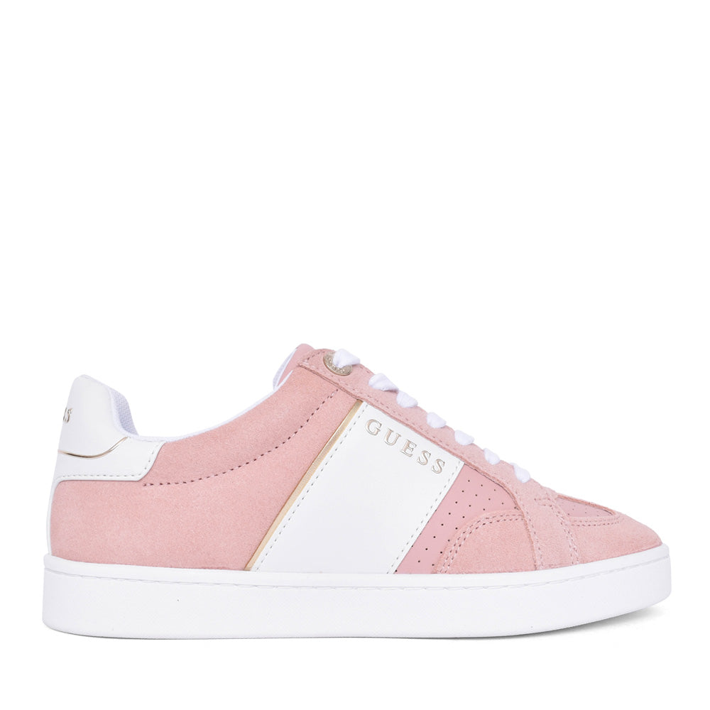 Ladies Jrone6 Fljr06 Laced Trainer In Pink