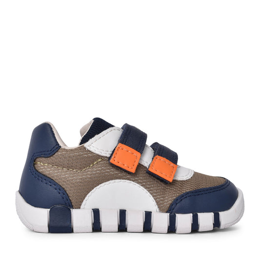 Boys B3555c B Iupidoo Velcro Trainer In Green
