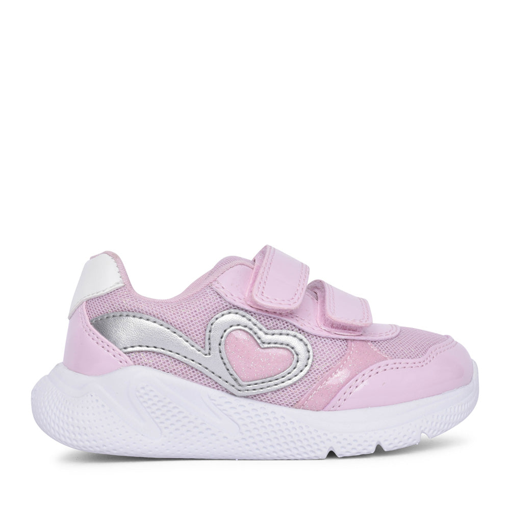Girls B554ta B Sprintye Velcro Trainer In Pink