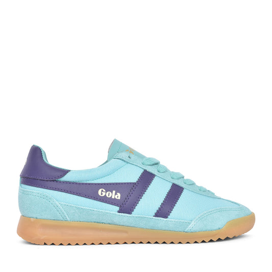 Ladies Clb623 Tornado Laced Trainer In Teal