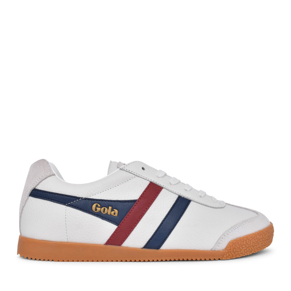 Ladies Harrier Cmb426 Laced Trainer In White