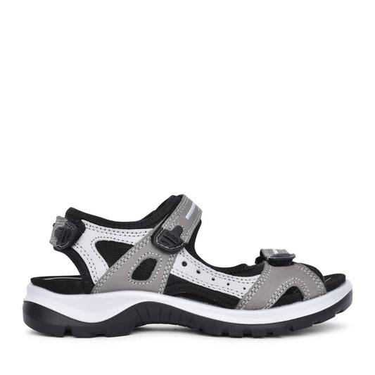 Ladies 69563 Offroad Velcro Walking Sandal In Grey