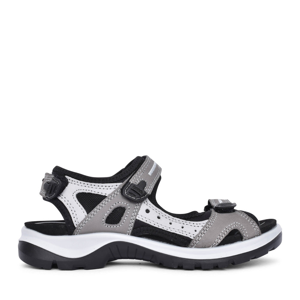 Ladies 69563 Offroad Velcro Walking Sandal In Grey