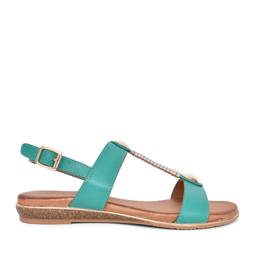 Ladies Renoir Jlh276 Sandal In Emerald
