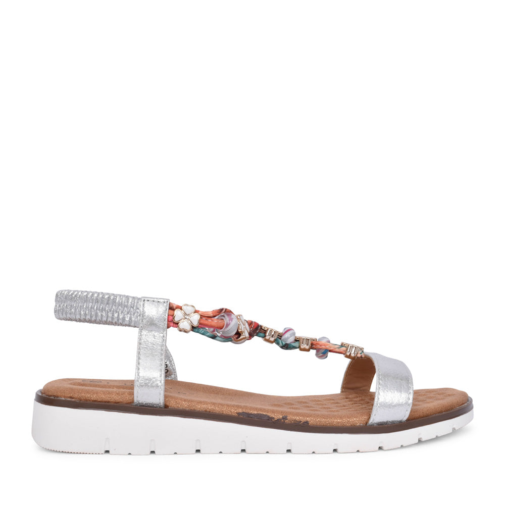 Ladies Tempo Jlh363 Sandal In Silver