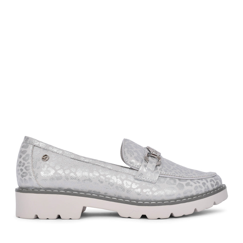 Ladies Saphin Loafer In Silver