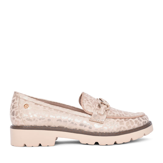 Ladies Saphin Loafer In Gold