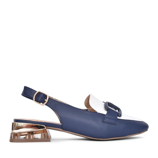 Ladies Diraz Sling Back Shoe In Cobalt