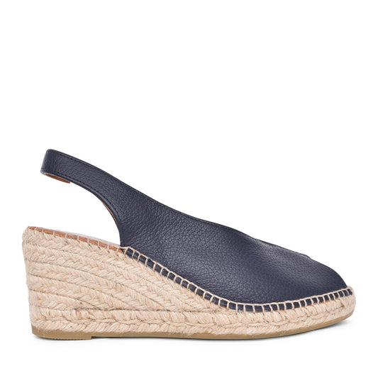Ladies 2127 Wedge Sandal In Navy