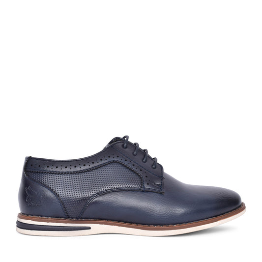 Boys Oslo Laced Shoe In Navy