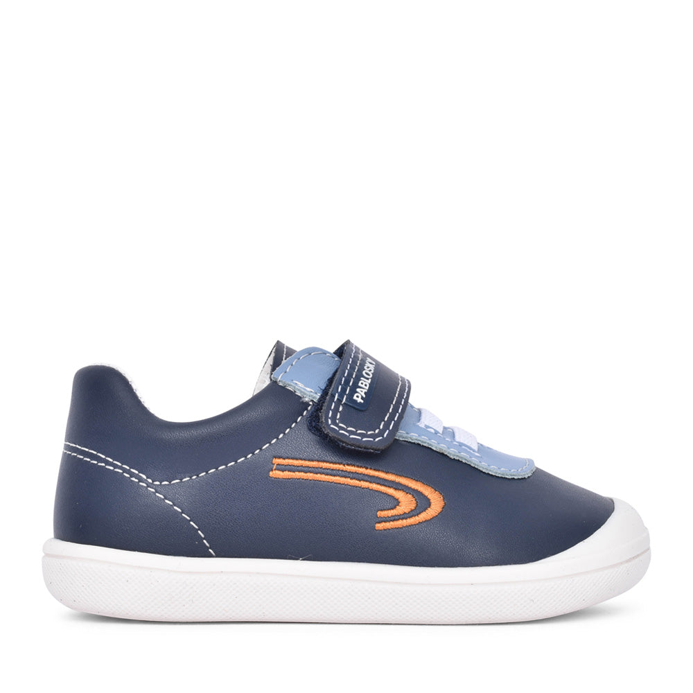Boys 048625 Velcro Trainer In Blue