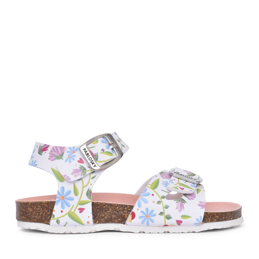 Girls 439604 Sandal In White Multi