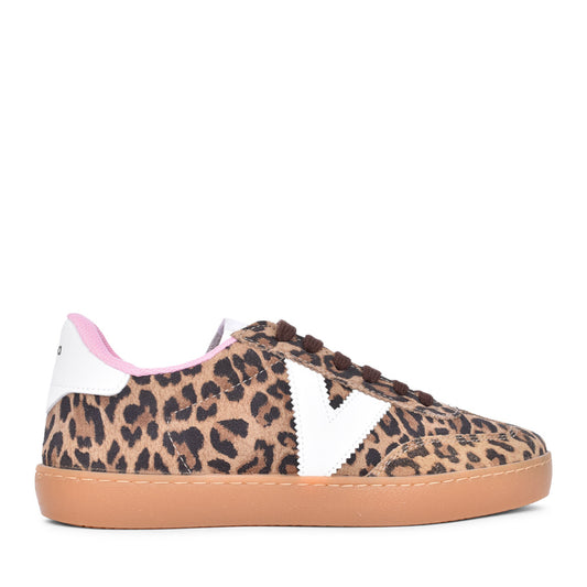 Ladies 1126205 Berlin Laced Trainer In Leopard