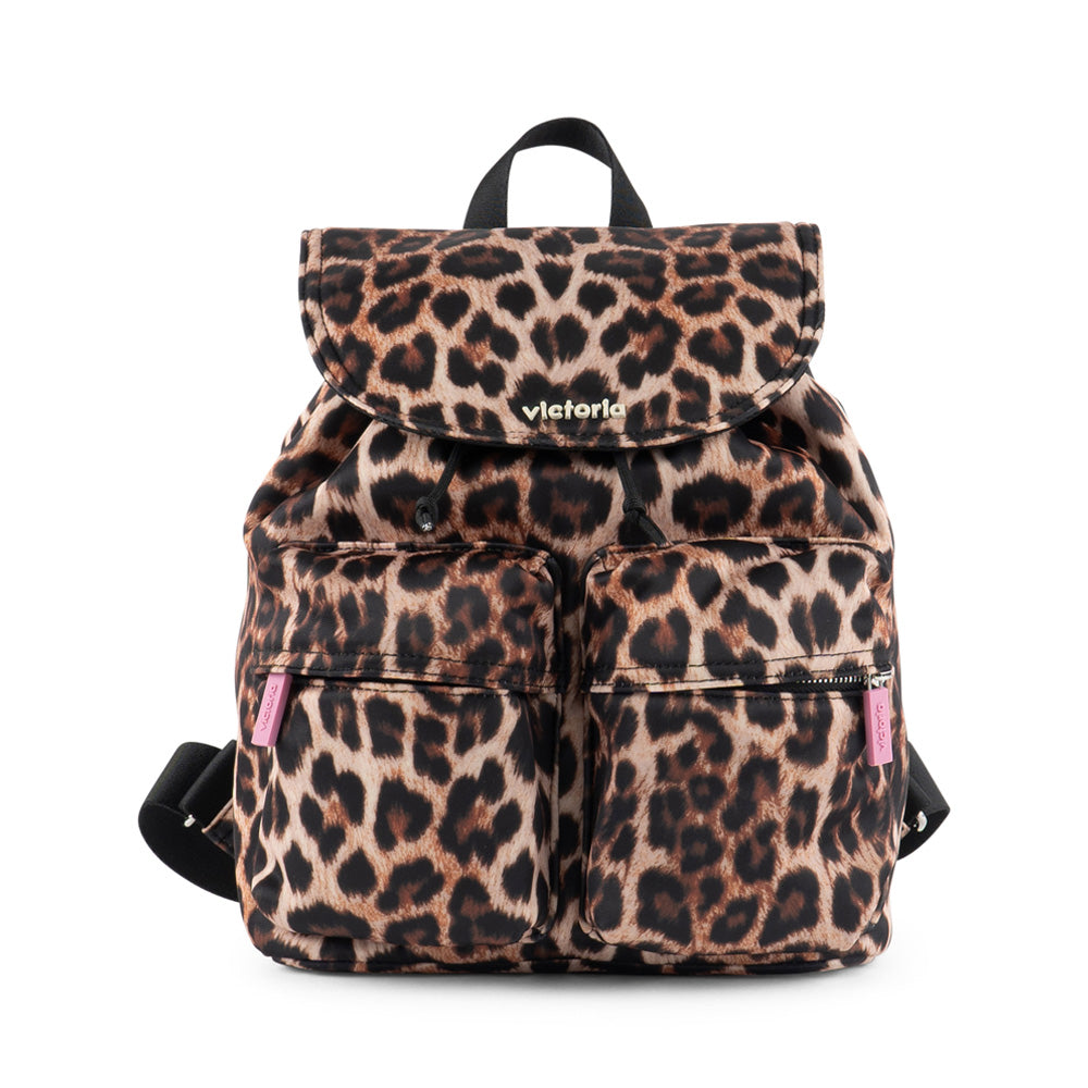 Ladies Mochila 9225104 Backpack In Leopard