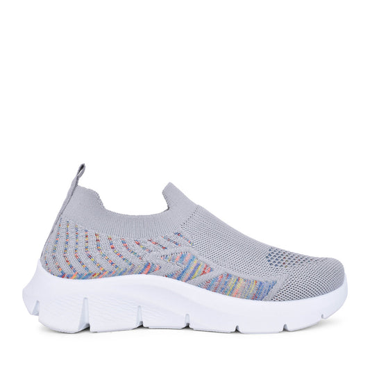 Ladies Limoncello Slip-on Trainer In Grey