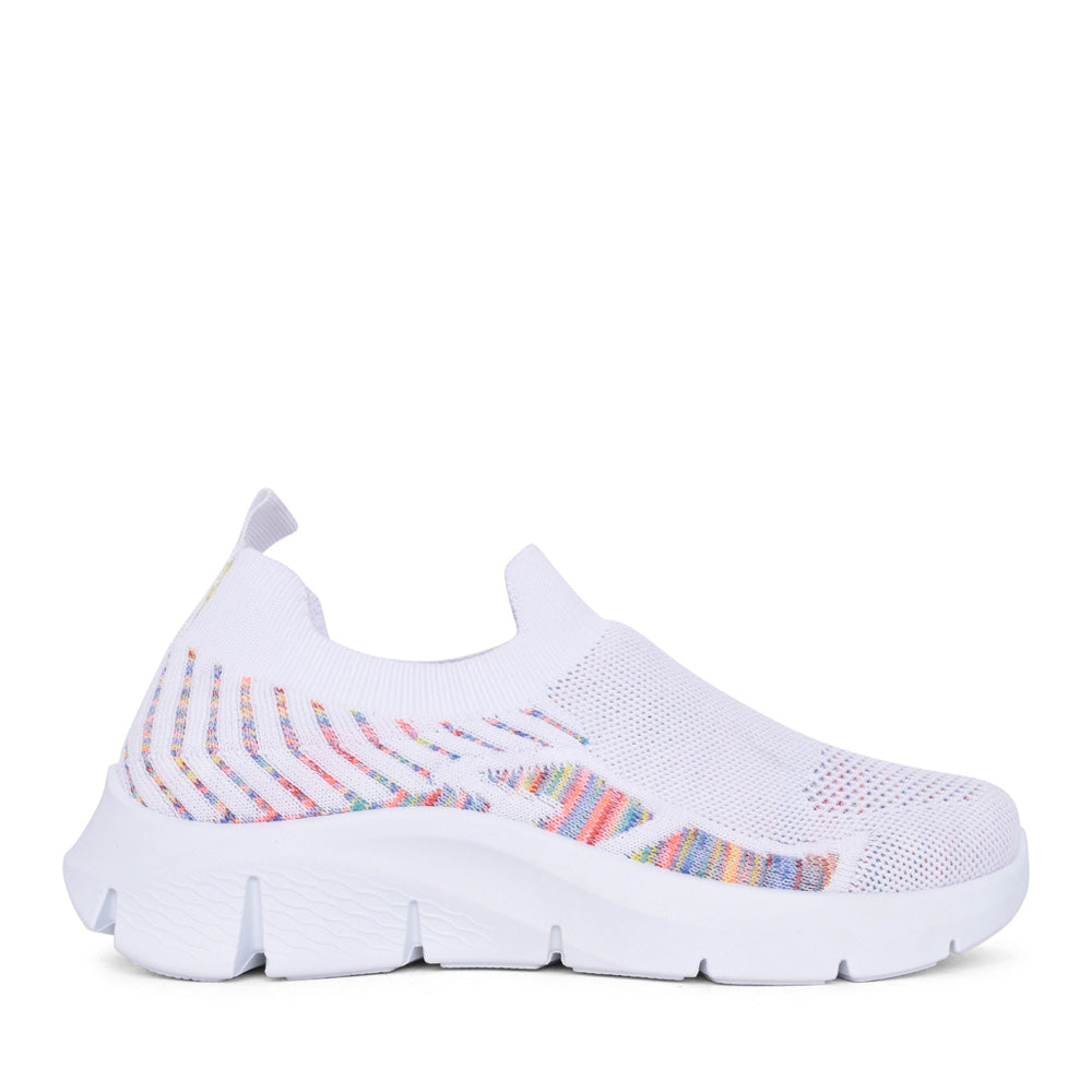 Ladies Limoncello Slip-on Trainer In White