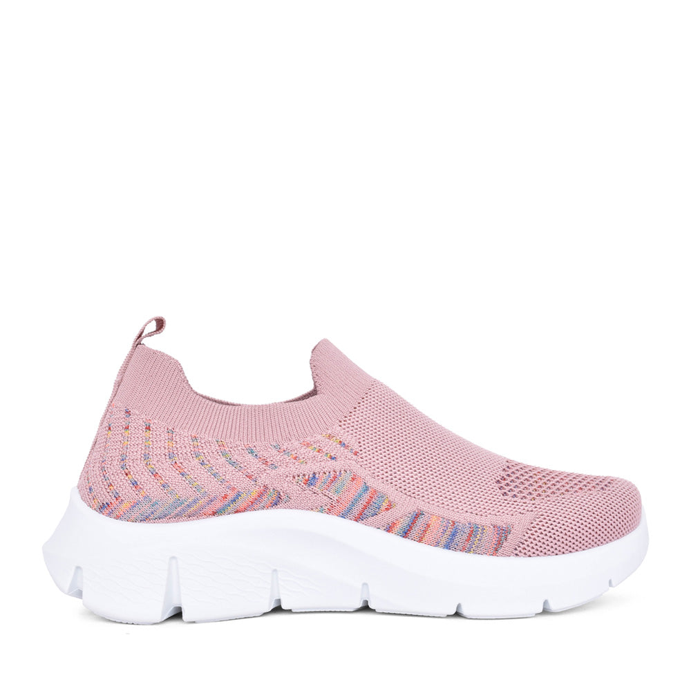 Ladies Limoncello Slip-on Trainer In Blush