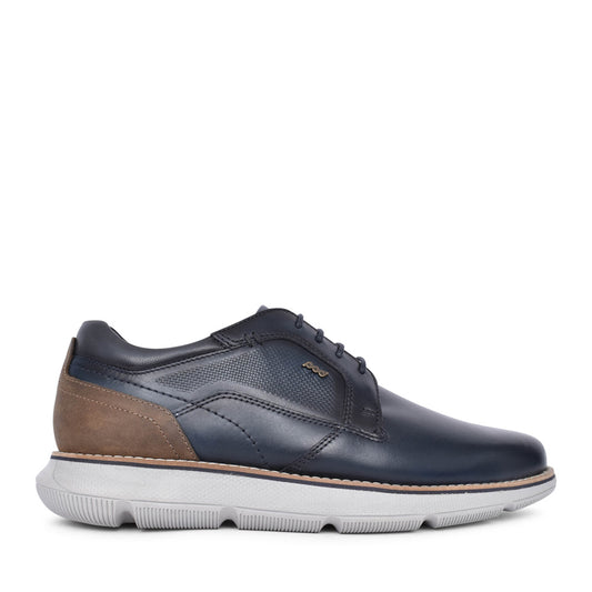 Mens Finch Laced Shoe In Navy